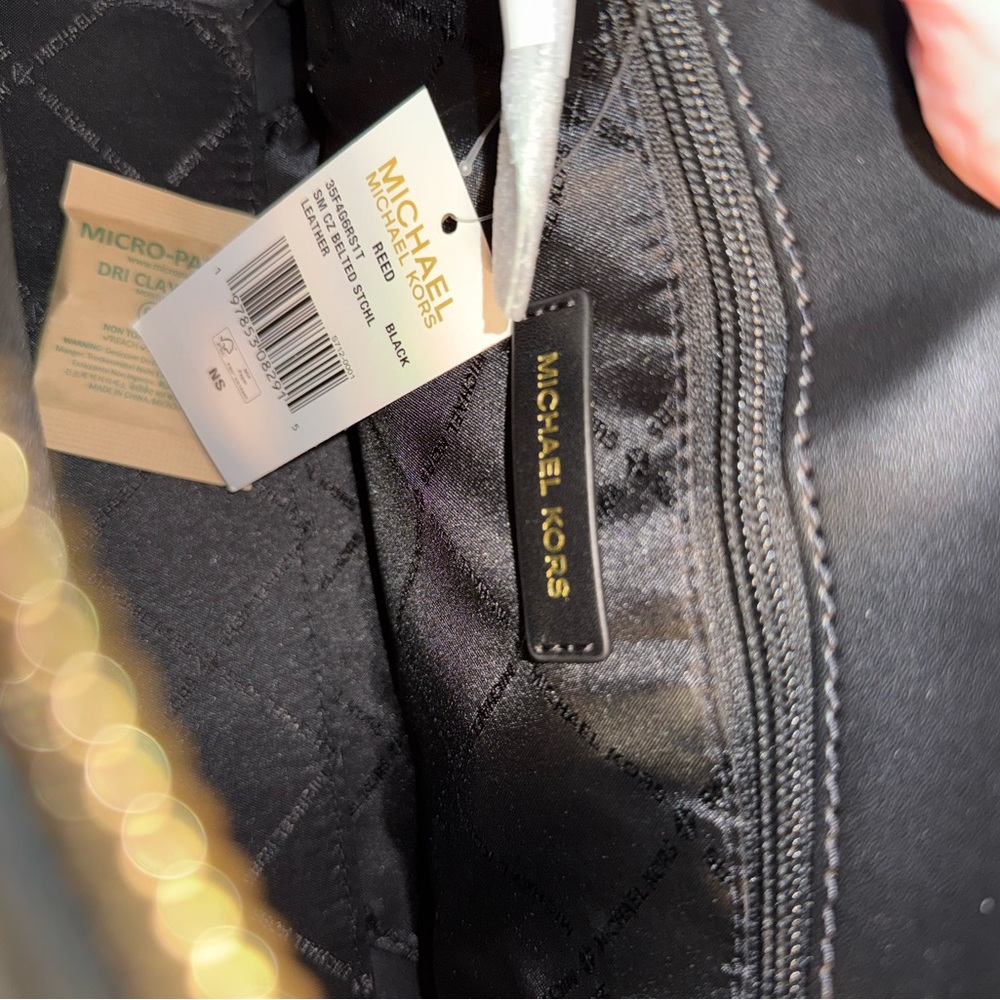 Michael Kors Bundle Black Satchel and Wallet Set, Satchel NWT, Wallet EUC - Picture 9 of 16